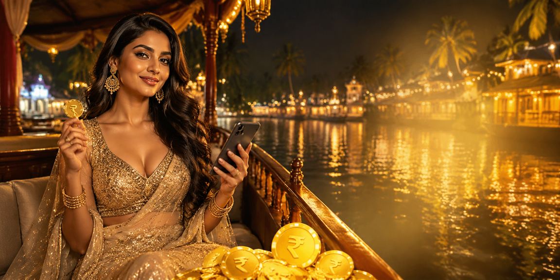 Rummy game session with Indian Rupee betting chips in Kerala